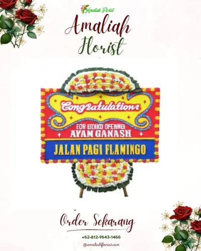 Bunga Papan Congratulation di Margo Mulyo